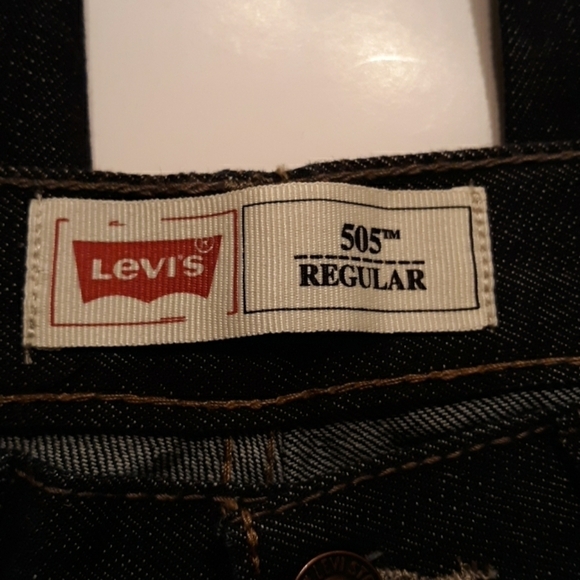 Levi's 505 Jean's 27 x 27 14 regular like new - Picture 3 of 4